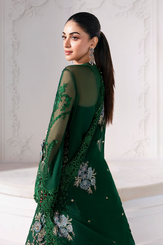 Embroidered Chiffon Suit | BD-3008